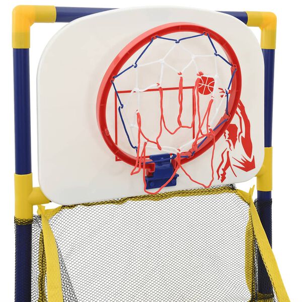 Ensemble de jeu de basket-ball d'arcade avec ballon et pompe
