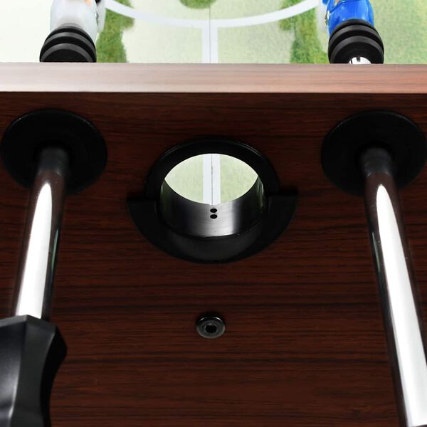 Baby-foot Marron en acier