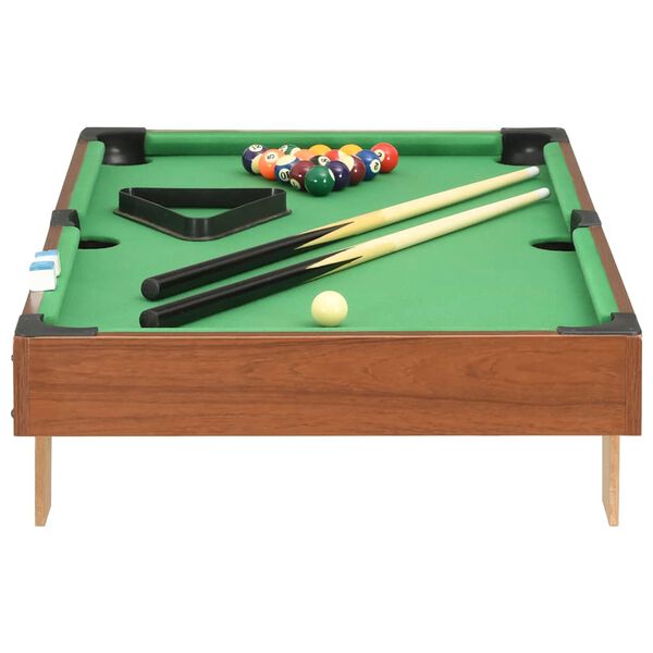 Mini table de billard 3 pieds 92x52x19 cm