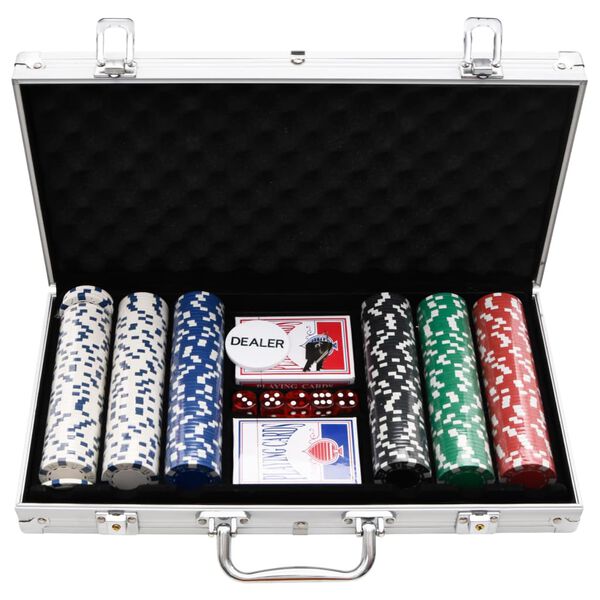 Jeu de jetons de poker 300 pcs