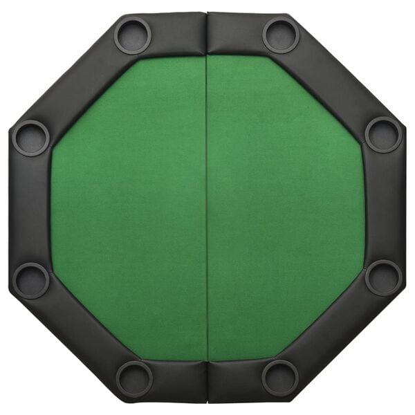 Table de poker pliable 8 joueurs Vert