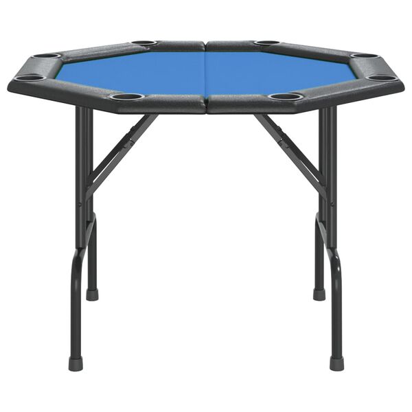 Table de poker pliable 8 joueurs Bleu