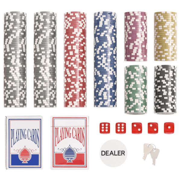 Jeu de jetons laser de poker 300 pcs