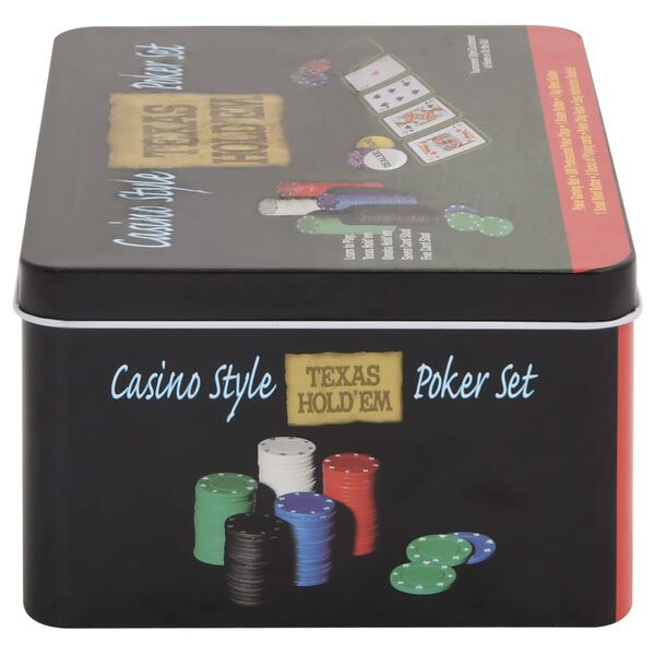 Jeu de jetons de poker 200 pcs