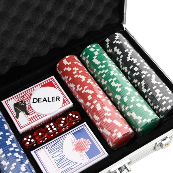 Jeu de jetons de poker 300 pcs