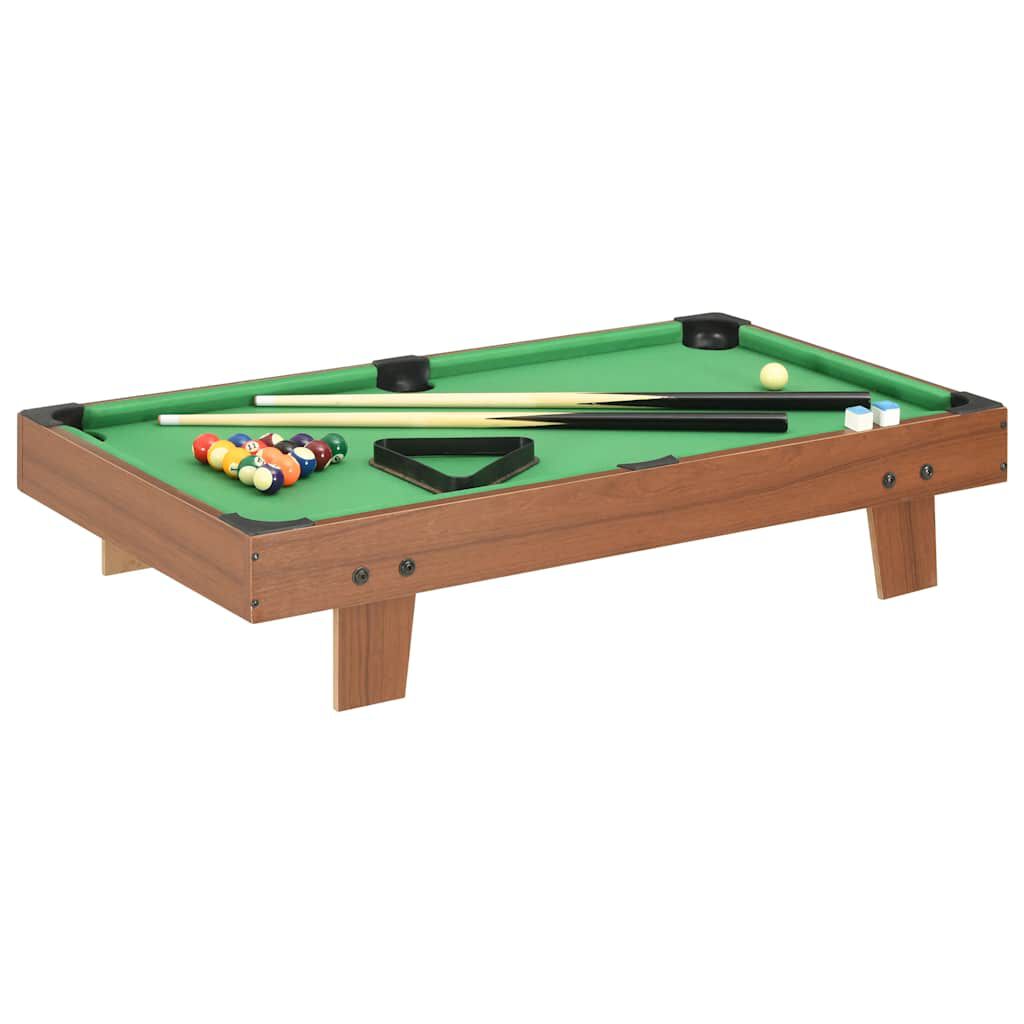 Mini table de billard 3 pieds 92x52x19 cm