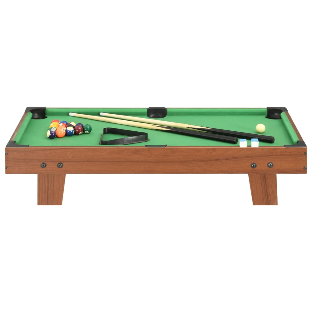 Mini table de billard 3 pieds 92x52x19 cm