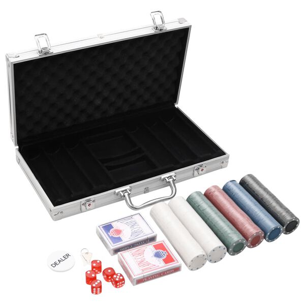 Jeu de jetons de poker 300 pcs