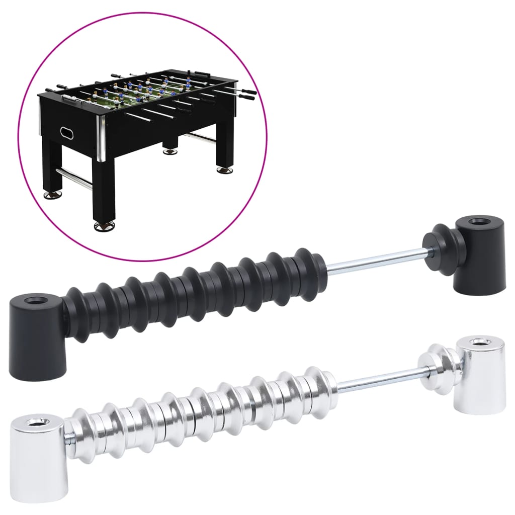 Compteur de points de baby-foot 2 pcs Noir et argenté