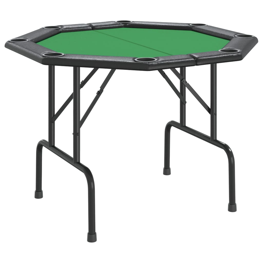 Table de poker pliable 8 joueurs Vert